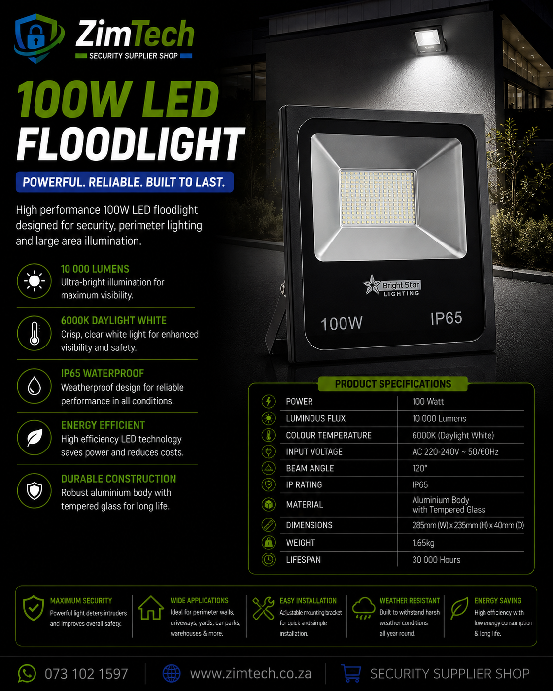 100 Watt LED Floodlight