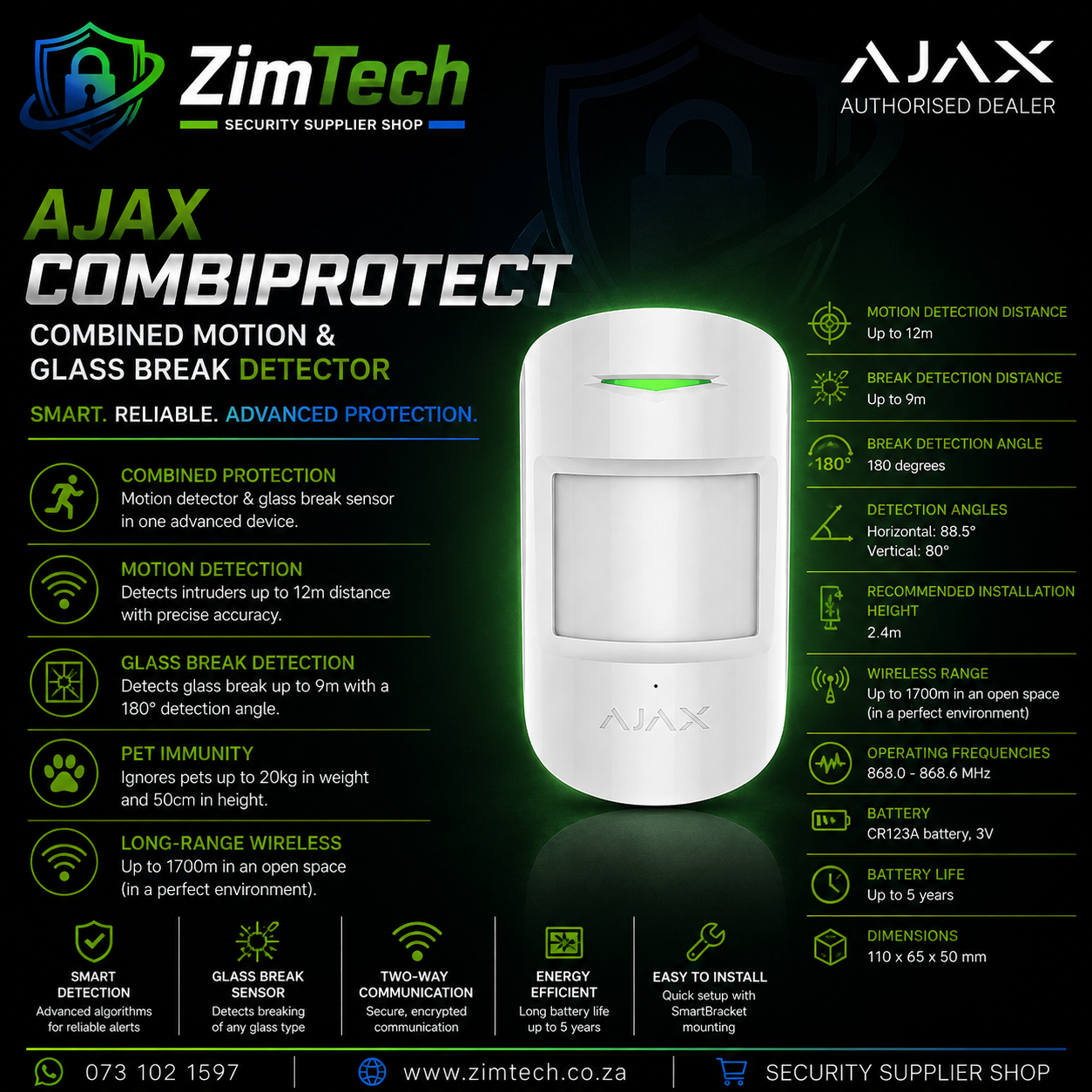 Ajax CombiProtect White