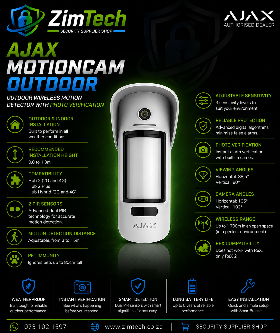 Ajax MotionCam Outdoor